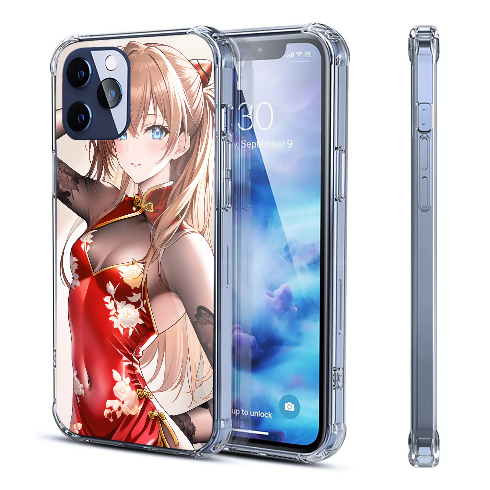 （画像用） EVA 新世紀エヴァンゲリオン 【iPhone 12シリーズ対応】透明スマホケース（クリアソフトケース）